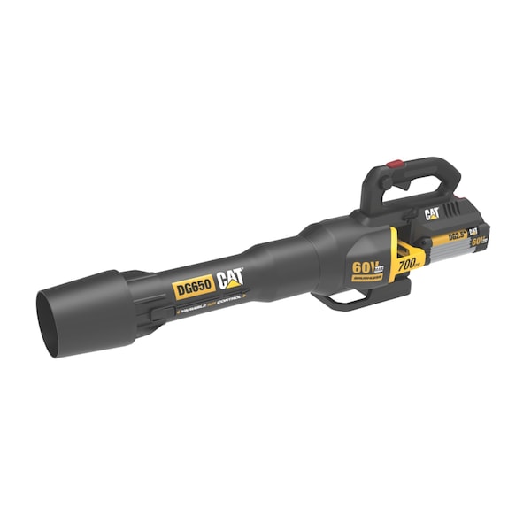 Caterpillar Cat 60V Battery Powered Handheld Leaf Blower, 700 cfm, 135 mph, Bare Tool DG650.9 - main